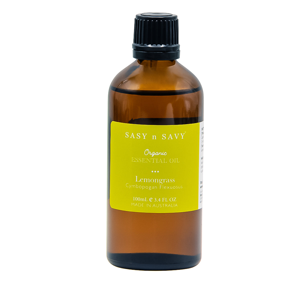 Lemongrass (Cymbopogan Flexuosus) Essential Oil 100mL