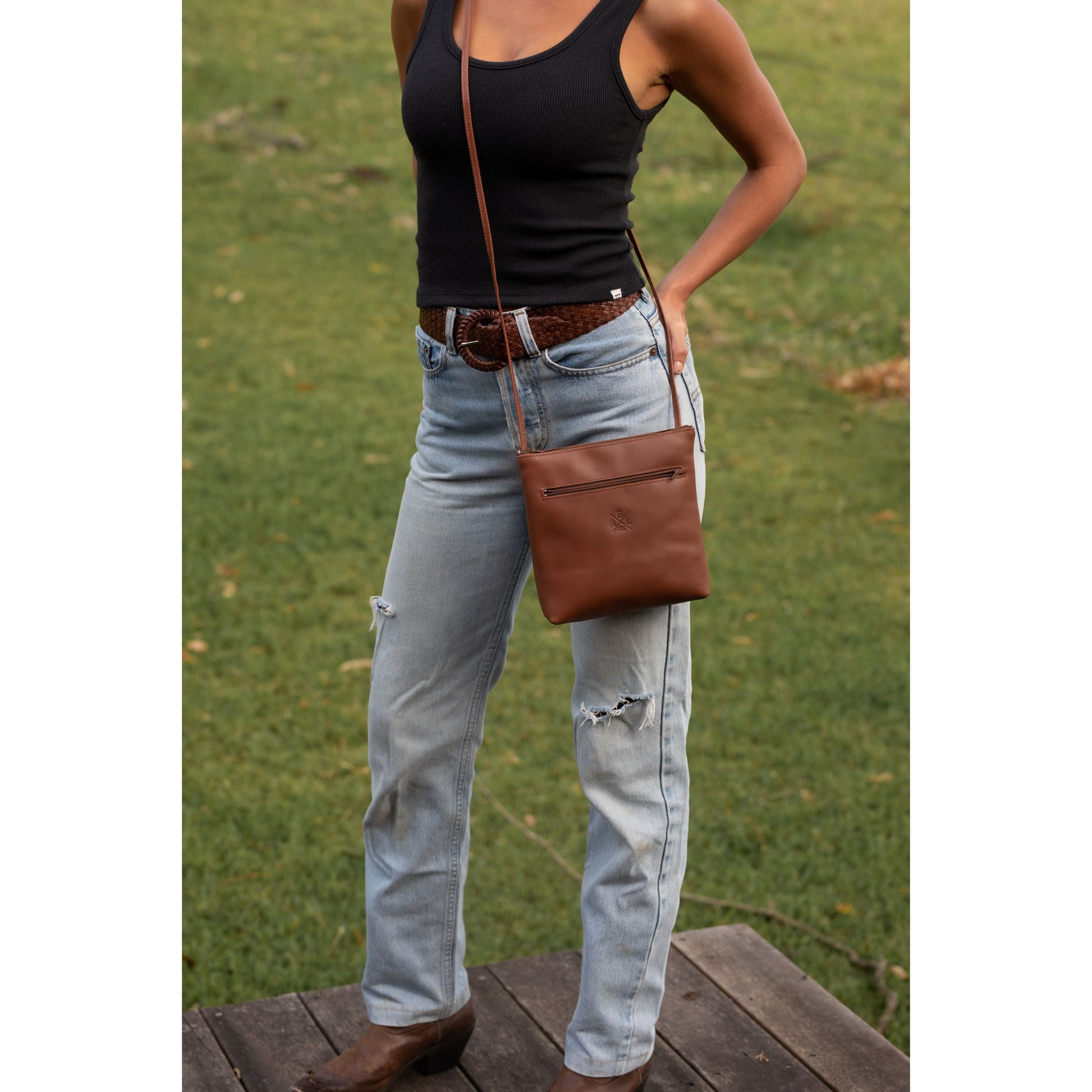 Ella Shoulder Bag - Aussie Bush Leather
