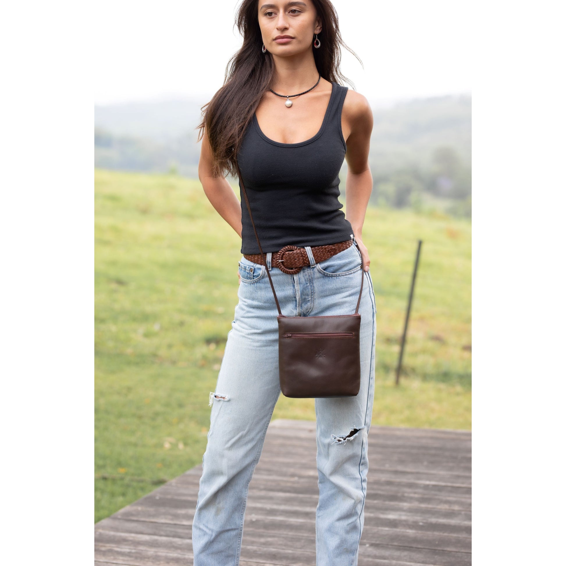 Ella Shoulder Bag - Aussie Bush Leather