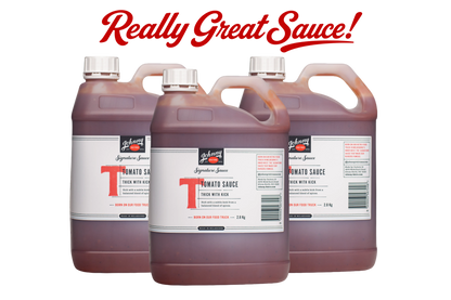 Tomato Sauce - Food Service (Carton of 3 x 2.75kg) — Johnny Retro, made in Melbourne