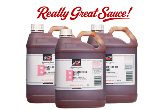 Backyard BBQ Sauce - Food Service (Carton of 3 x 2.9kg) — Johnny Retro, made in Melbourne