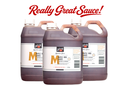 Maple BBQ Sauce - Food Service (Carton of 3 x 2.9kg) — Johnny Retro, made in Melbourne