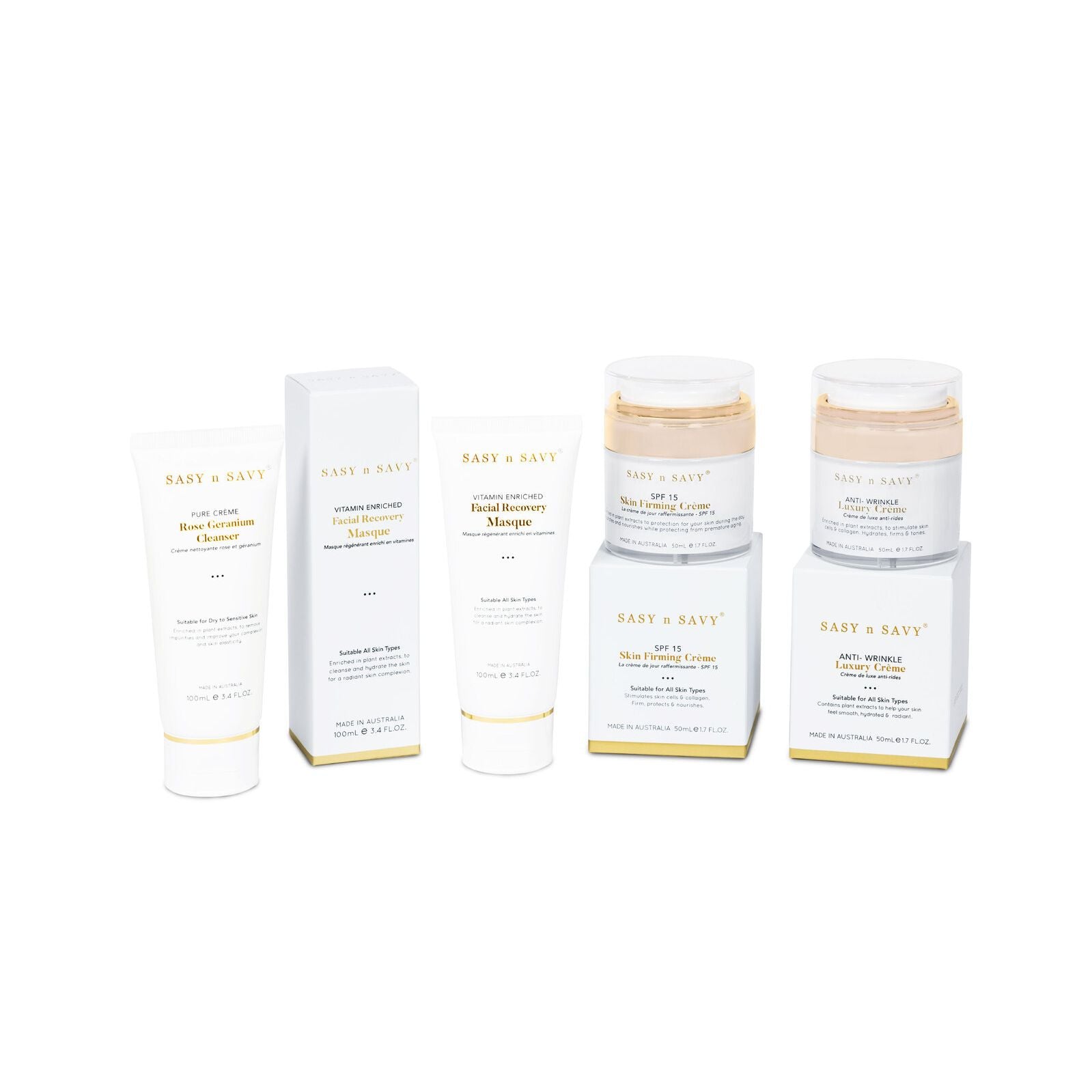 Dry to Sensitive Skincare Pack with Masque – Hydrating & Protective ...