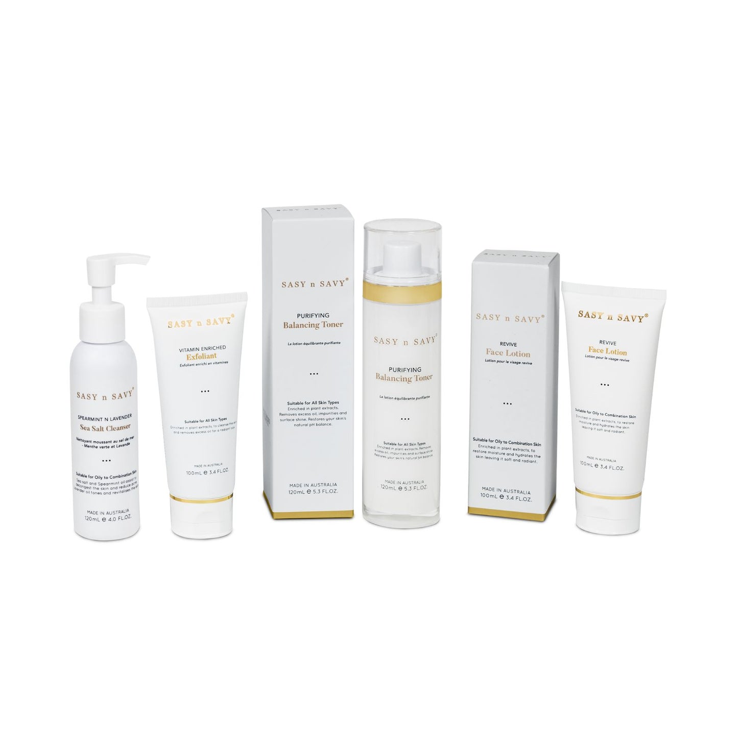 Oily to Combination Skincare Pack Deal  with Toner