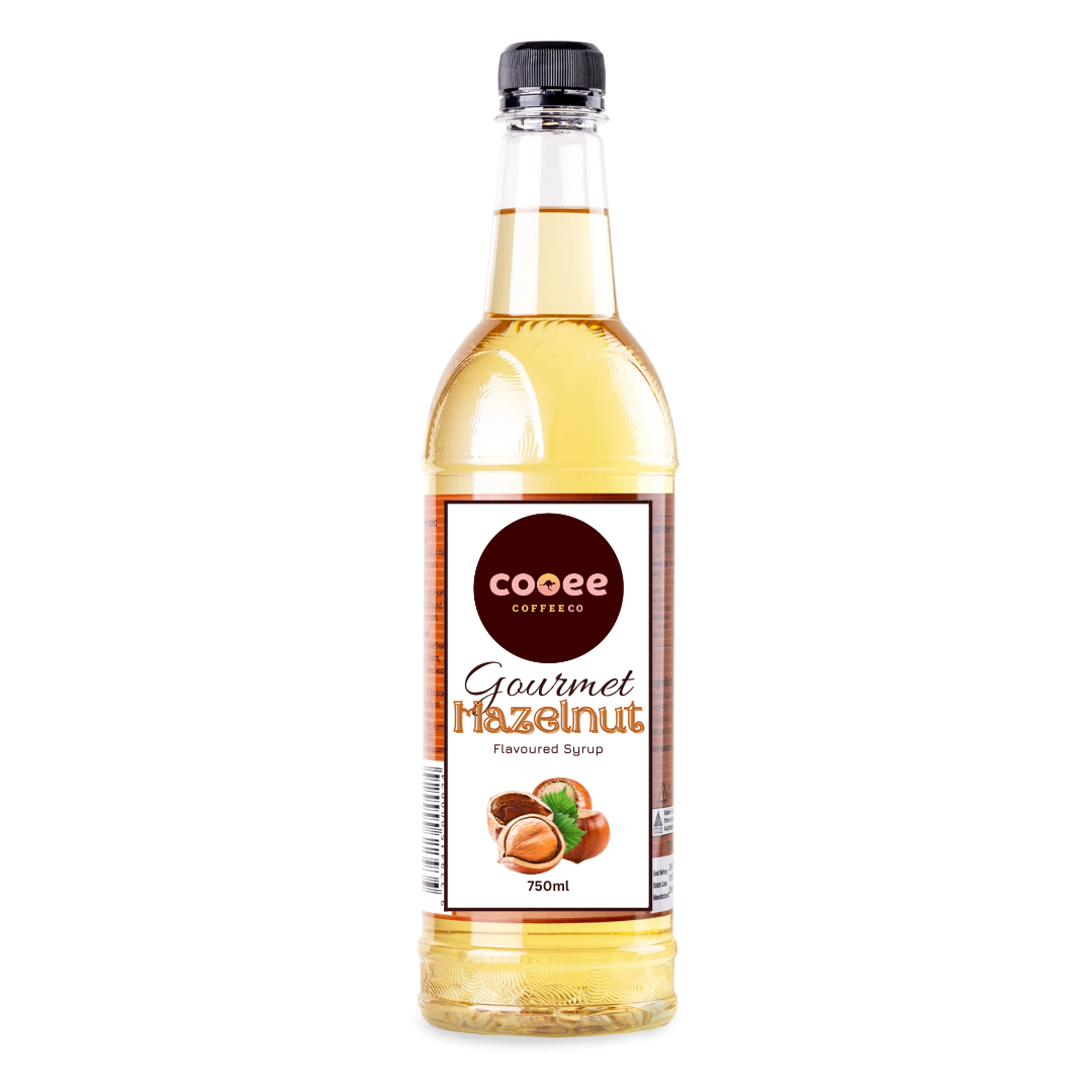 Gourmet Hazelnut Syrup 750ml from Cooee Coffee Co