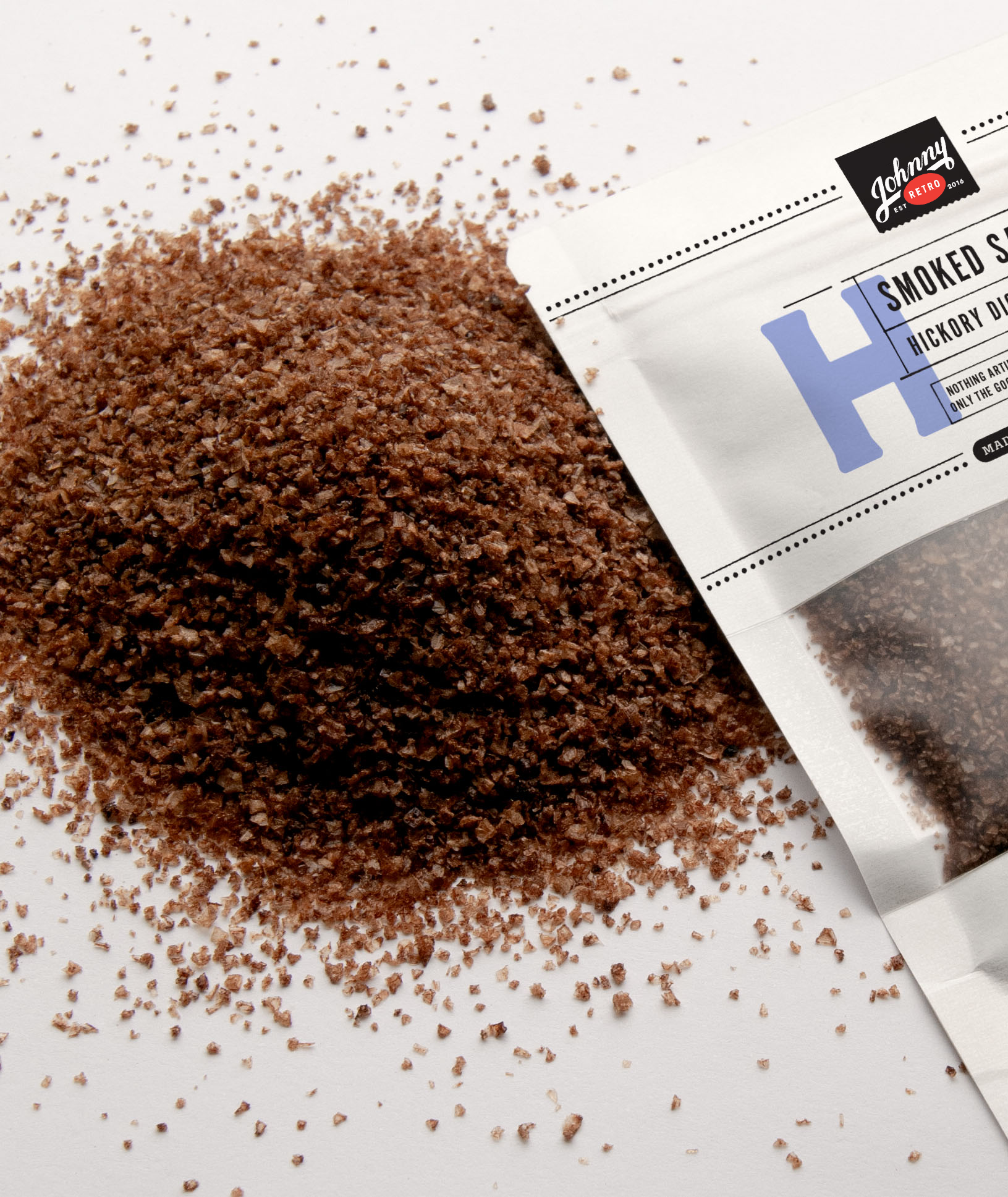 Hickory Smoked Salt - 120 grams — Johnny Retro, made in Melbourne
