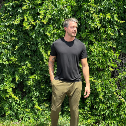 Premium Bamboo Bondi  T-Shirt - Black