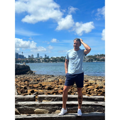 Bamboo Avalon Drawstring Shorts - Navy