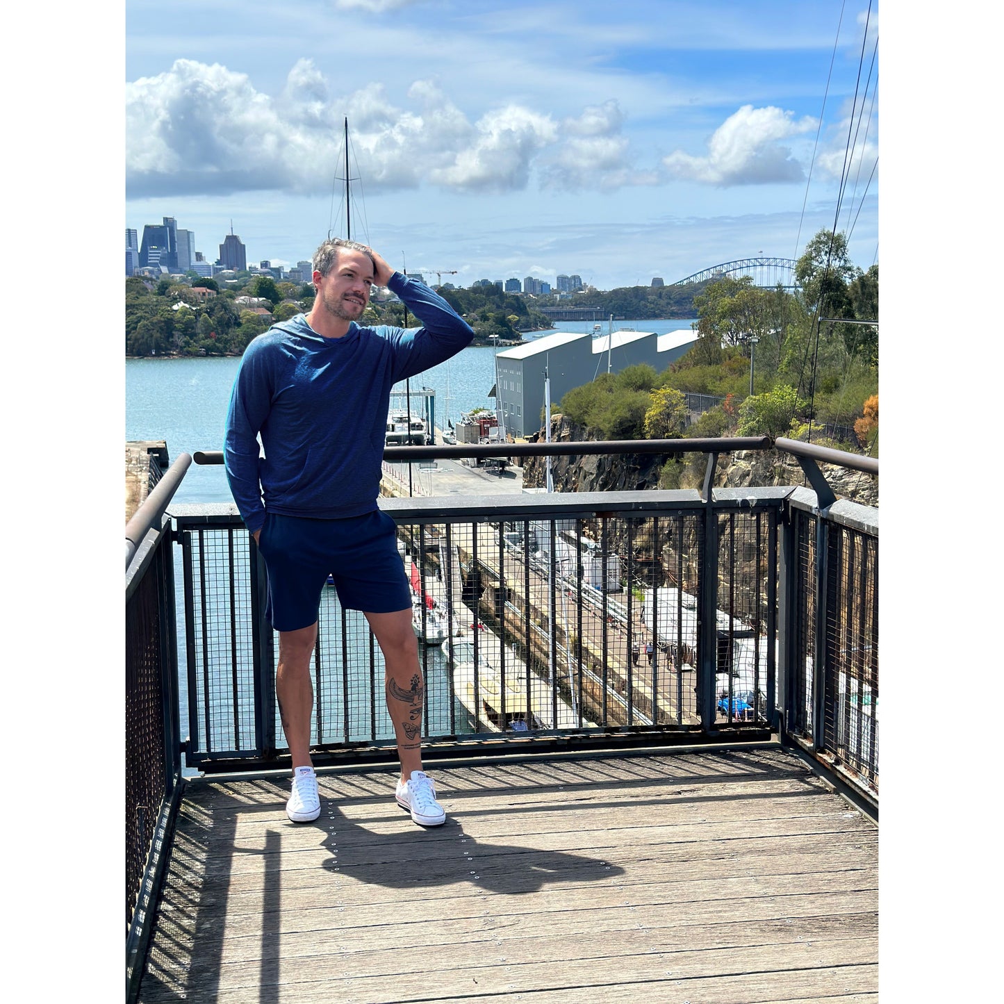Premium Bamboo Byron Bay Hoodie - Navy