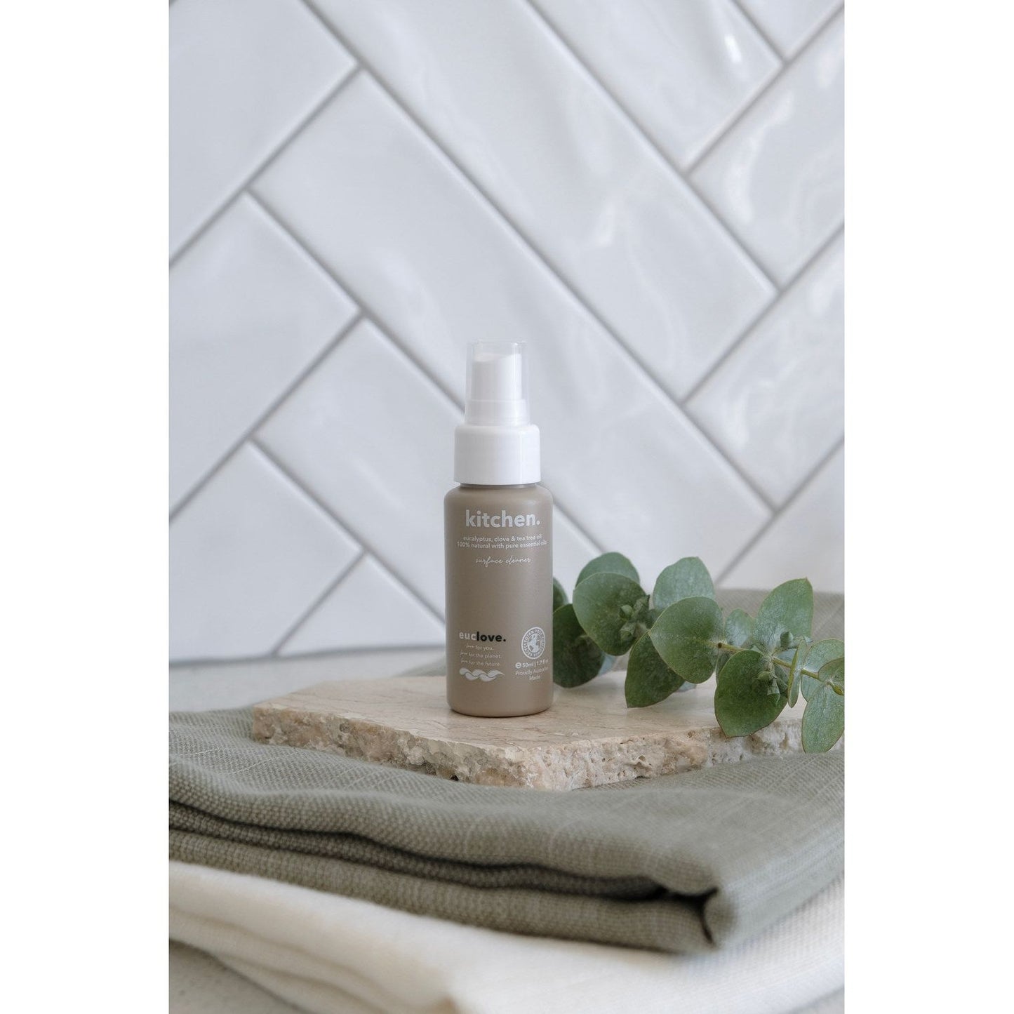 Kitchen Cleaner Spray with antibacterial essential oils