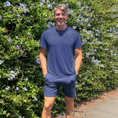 Bondi Tee & Avalon Shorts Set - Navy