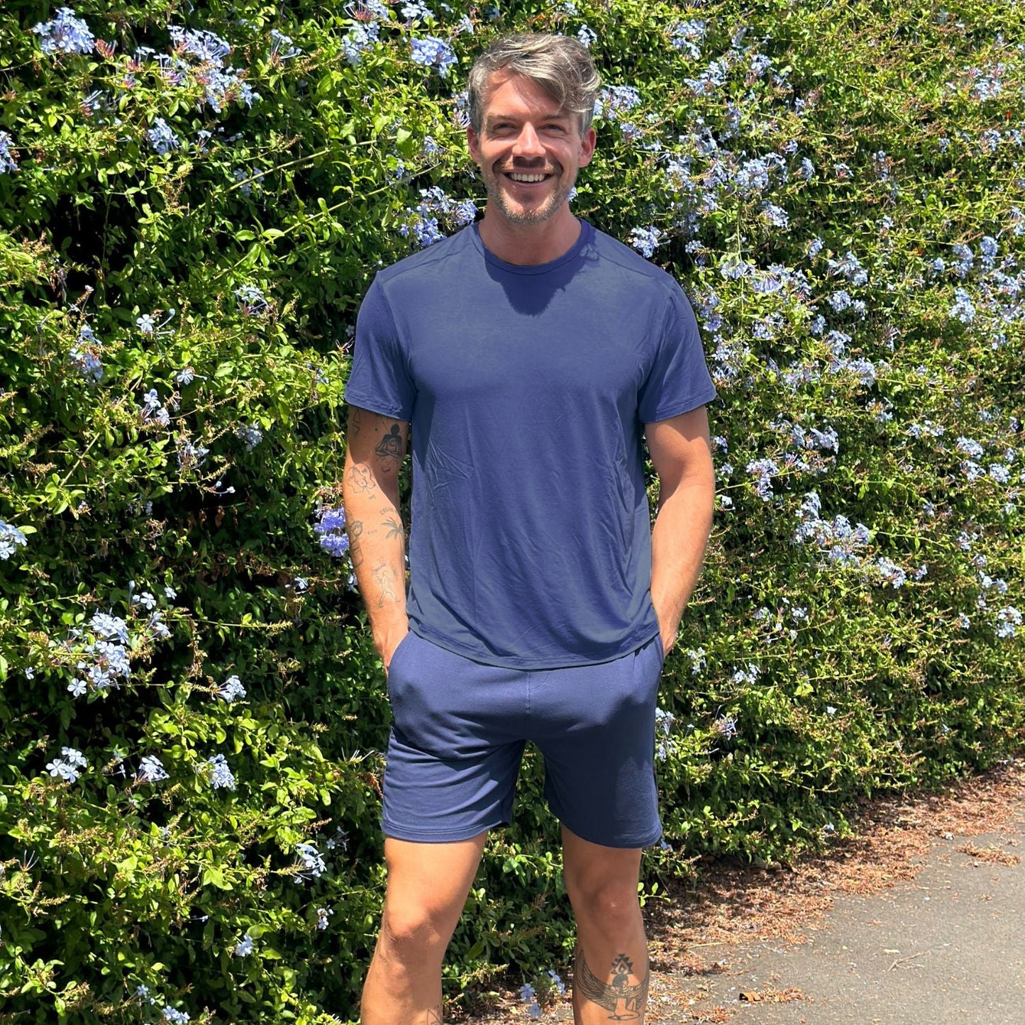 Limited Edition Bamboo Lyocell Tee - Navy