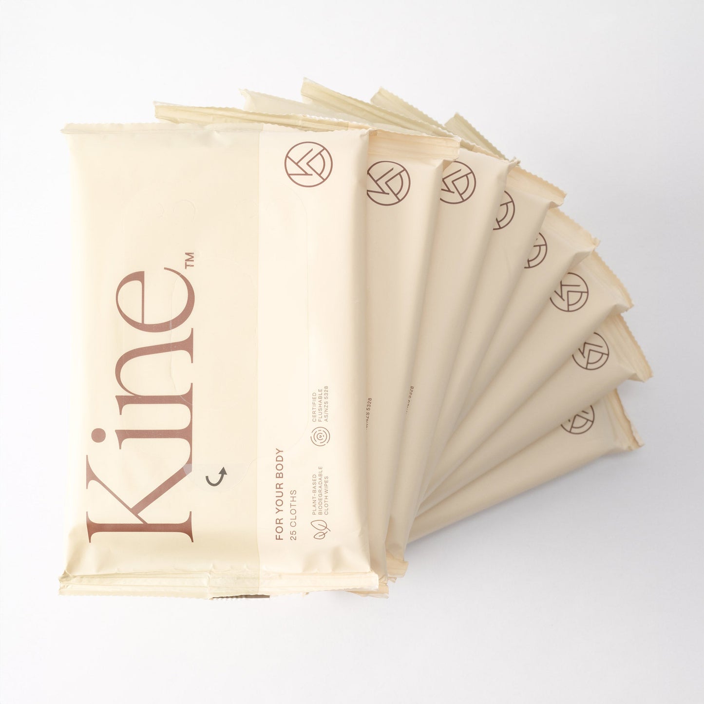 Kine flushable wipes, alcohol free wipes, biodegradable wipes, hypoallergenic wipes.eco-friendly wet wipes. Flushable Body Wipes. 
