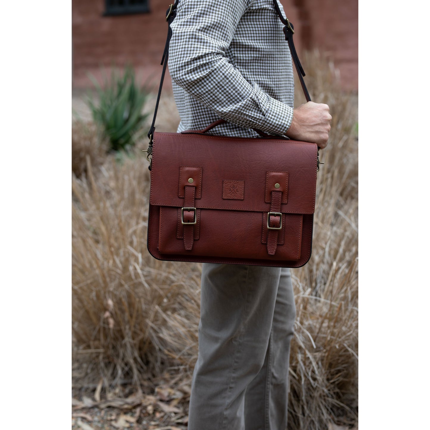 Laptop Briefcase - Aussie Bush Leather