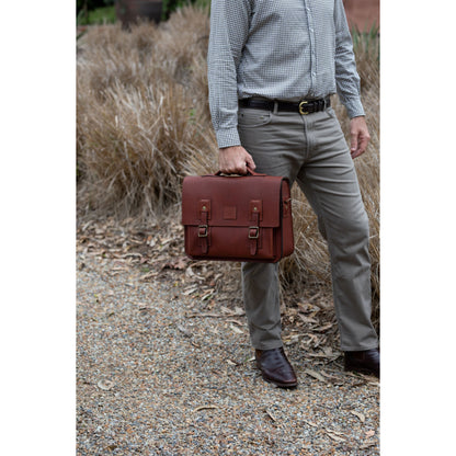 Laptop Briefcase - Aussie Bush Leather