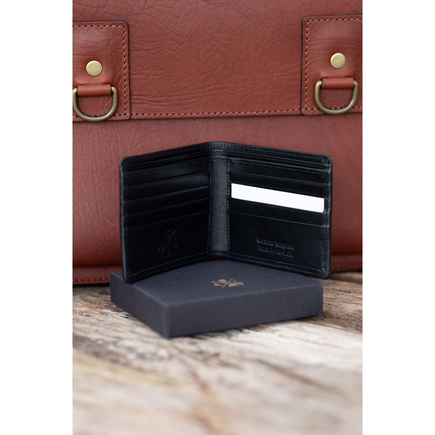 Men's Wallet Classic- Kangaroo - Aussie Bush Leather