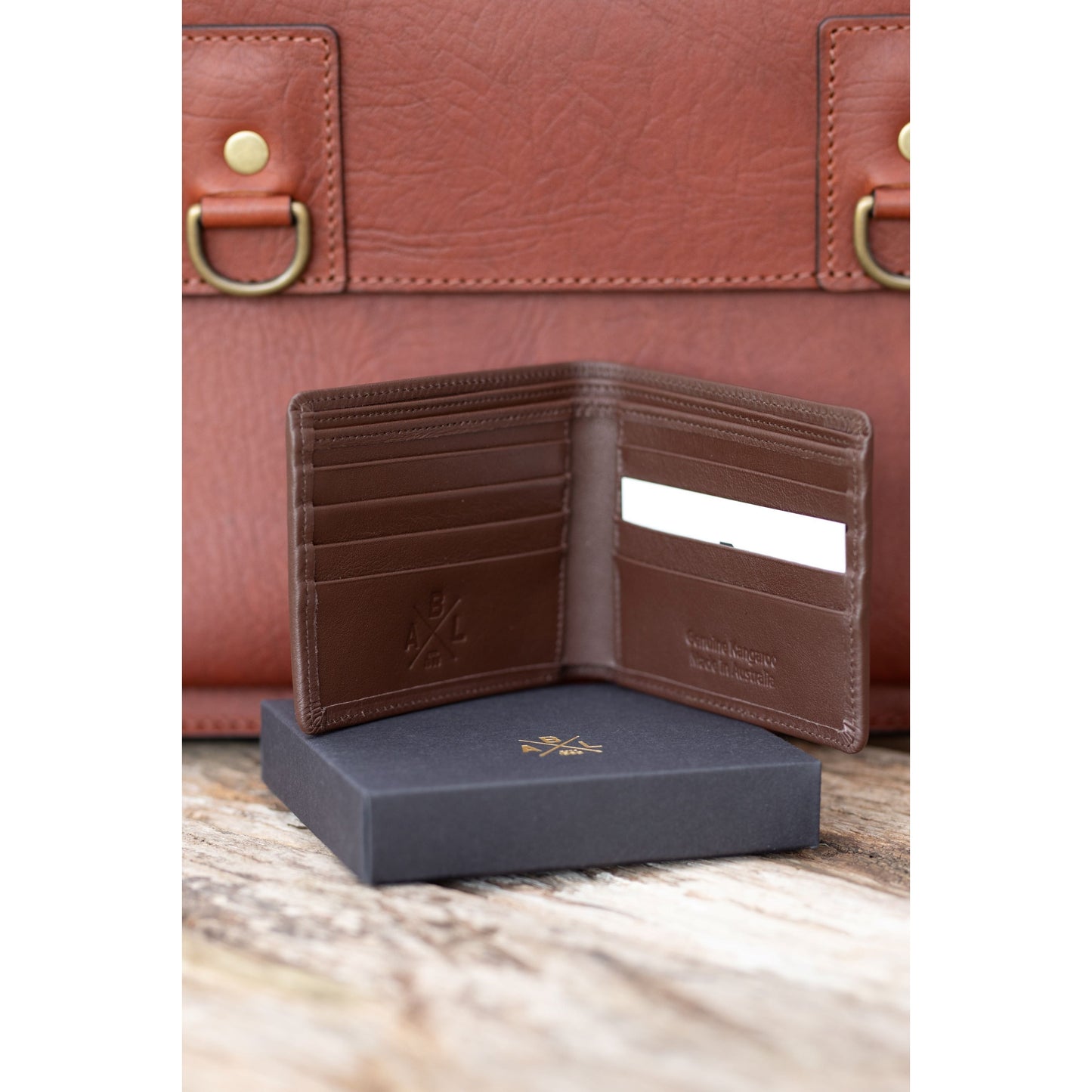 Men's Wallet Classic- Kangaroo - Aussie Bush Leather