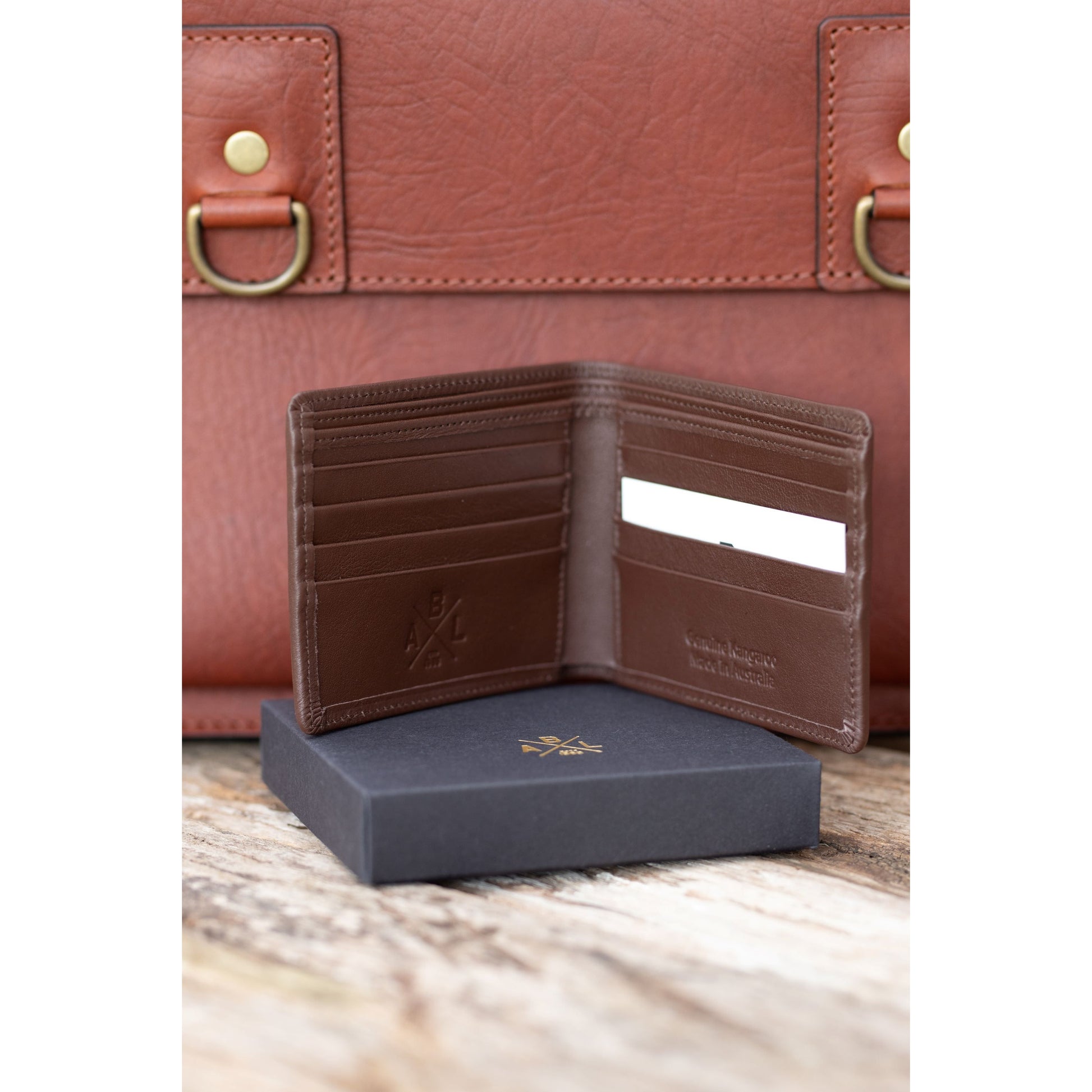 Men's Wallet Classic- Kangaroo - Aussie Bush Leather