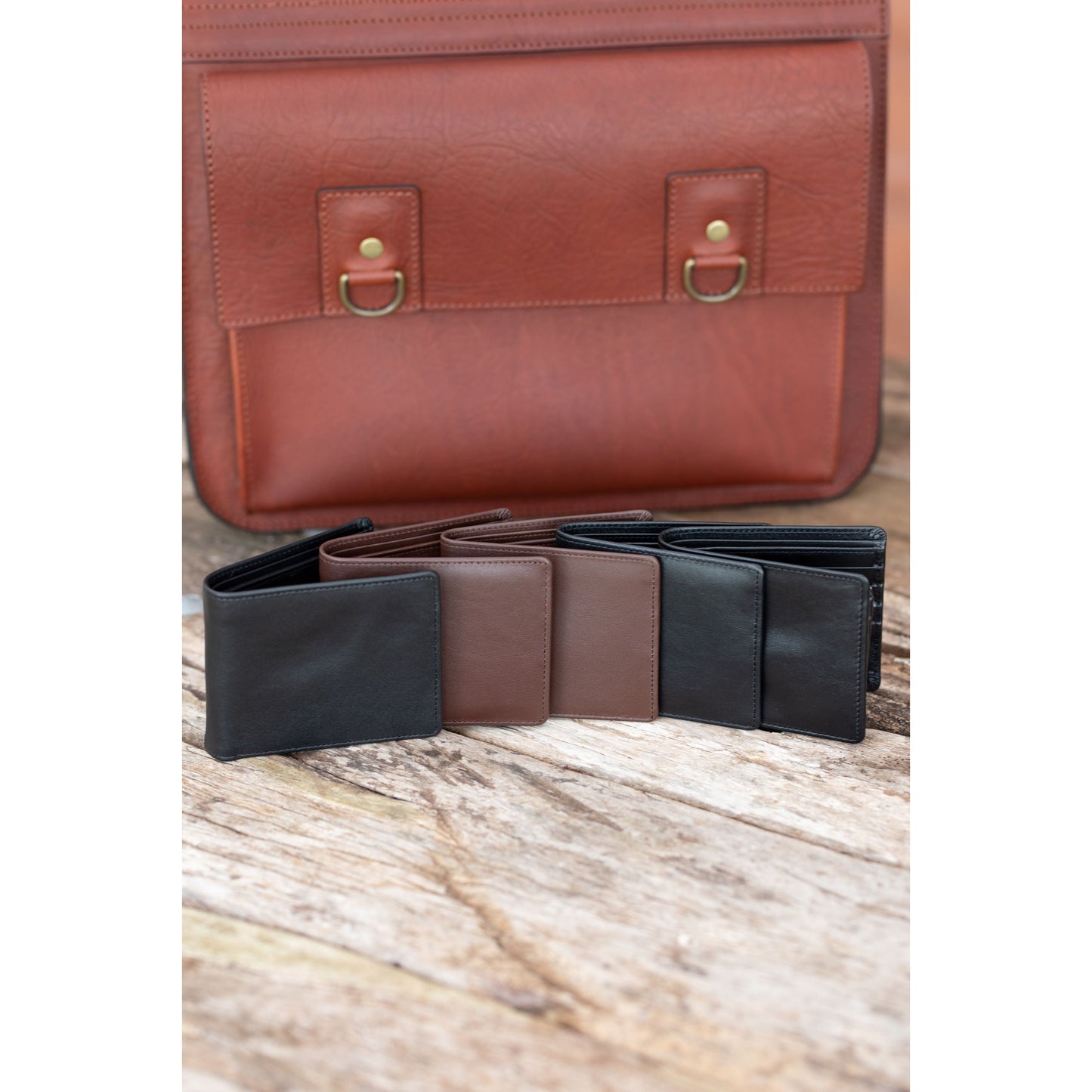 Men's Zip Wallet -Kangaroo - Aussie Bush Leather