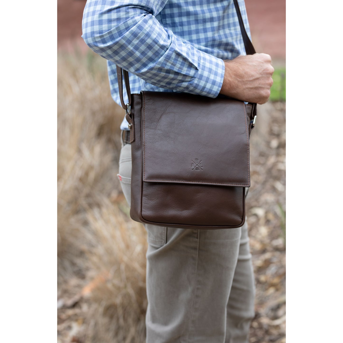 Messenger iPad Bag - Aussie Bush Leather