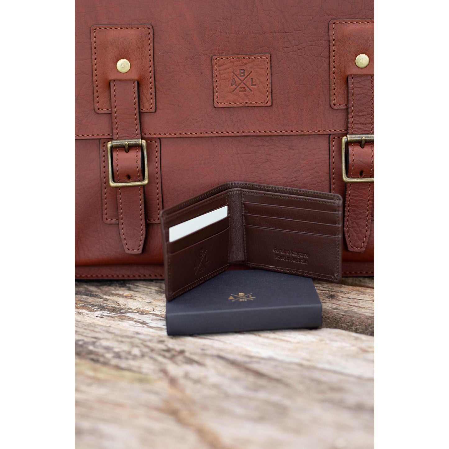 Men's Wallet Mini- Kangaroo - Aussie Bush Leather