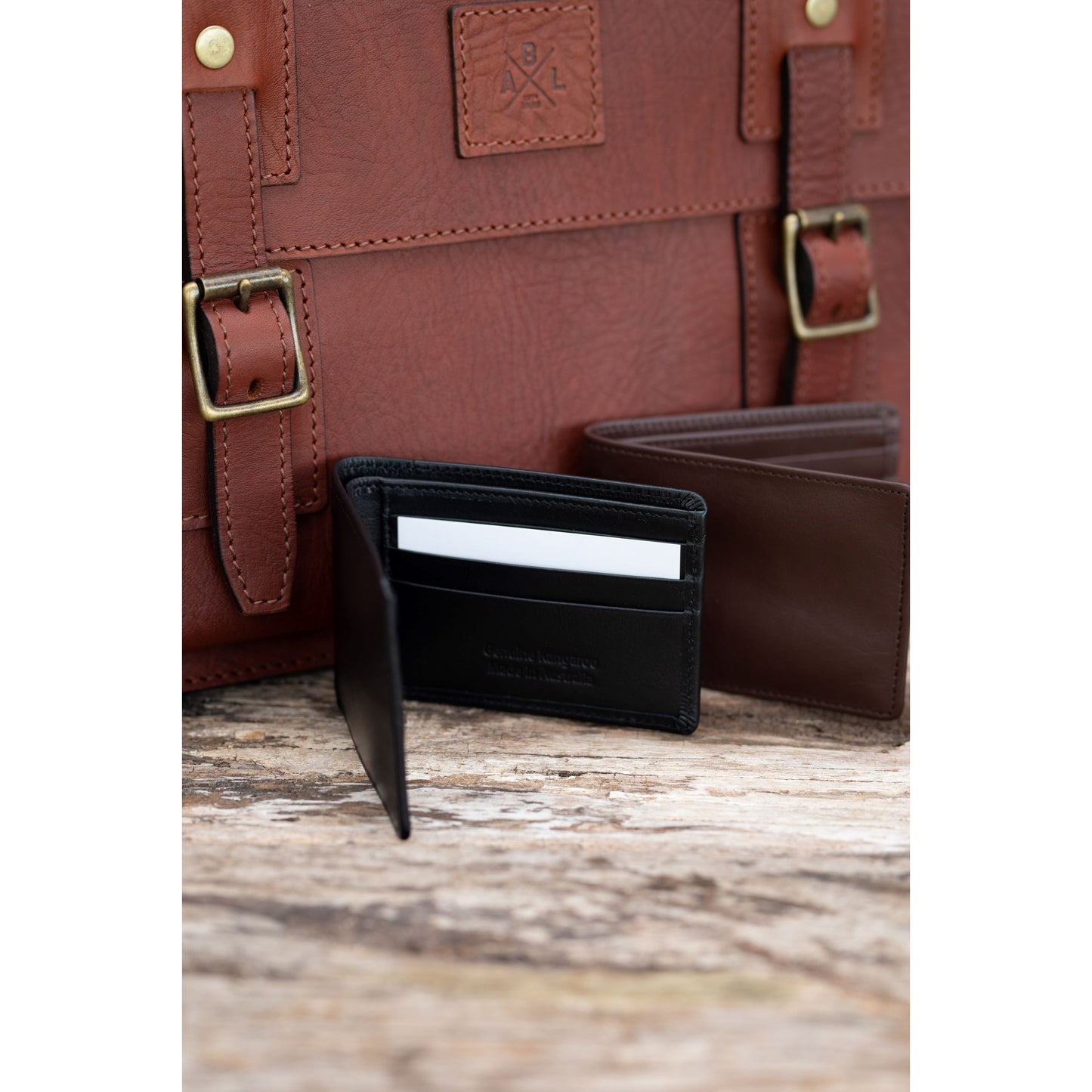 Men's Wallet Mini- Kangaroo - Aussie Bush Leather