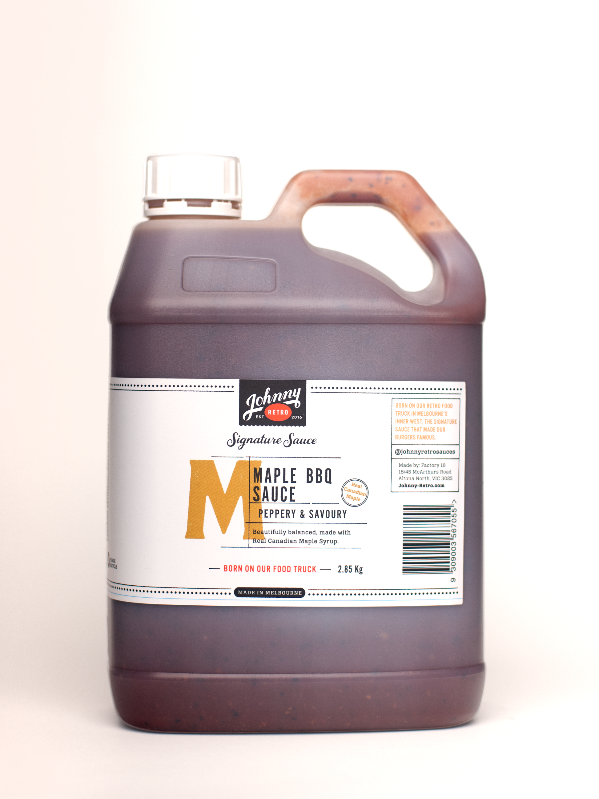 Maple BBQ Sauce - Food Service — Johnny Retro, made in Melbourne