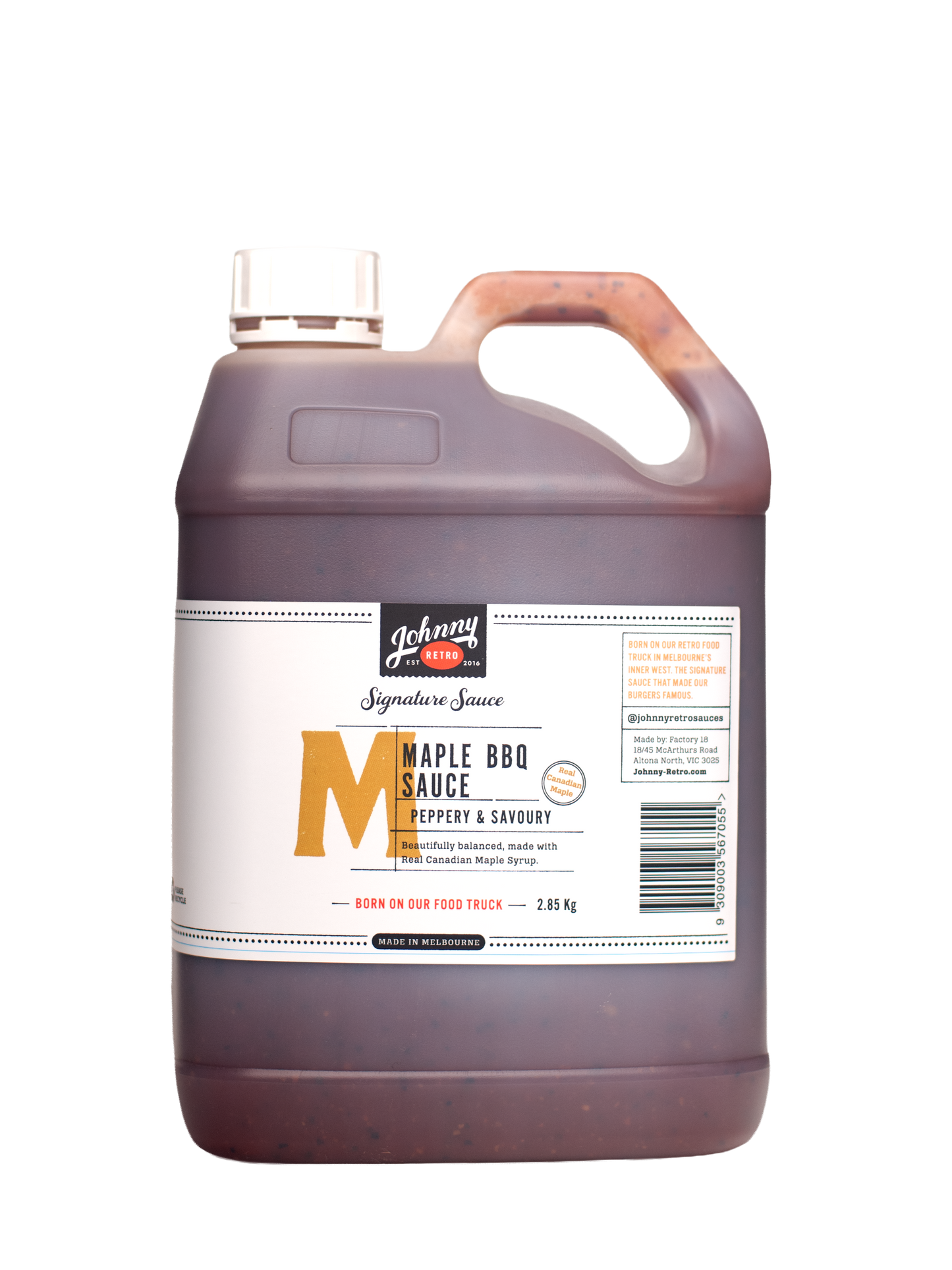 Maple BBQ Sauce - Food Service — Johnny Retro, made in Melbourne