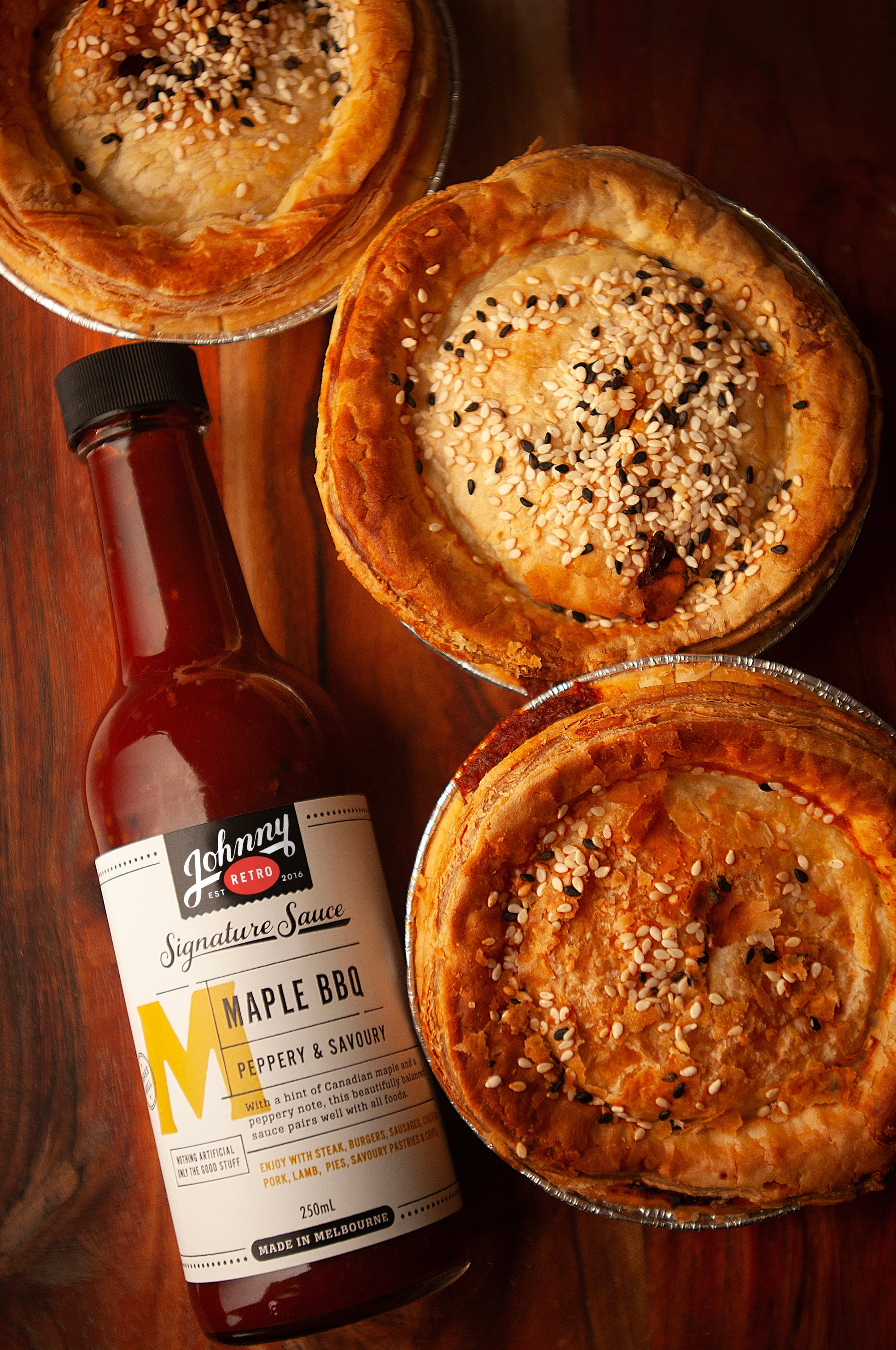 Maple BBQ Sauce — Real Canadian Maple, Made in Melbourne — Johnny Retro, made in Melbourne