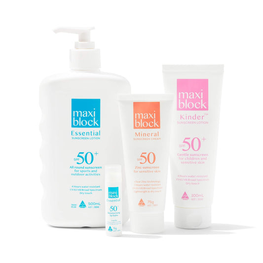 Maxiblock Family Pack sunscreen bundle