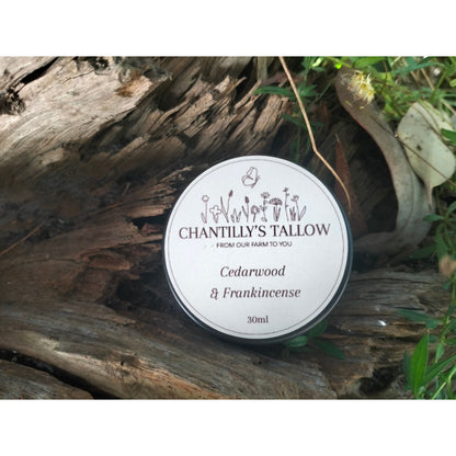 Cedarwood & Frankincense Tallow Balm (Men's)