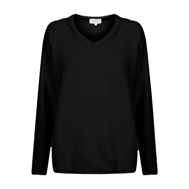 Paddington Pocket V Hoodie - Black