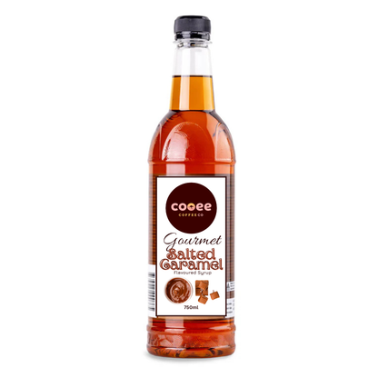 Gourmet Salted Caramel Syrup 750ml from Cooee Coffee Co