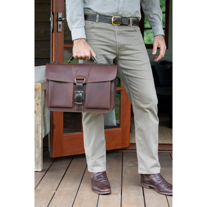 Saddler Briefcase - Aussie Bush Leather