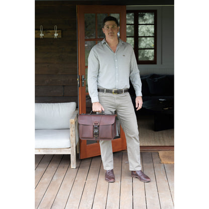 Saddler Briefcase - Aussie Bush Leather