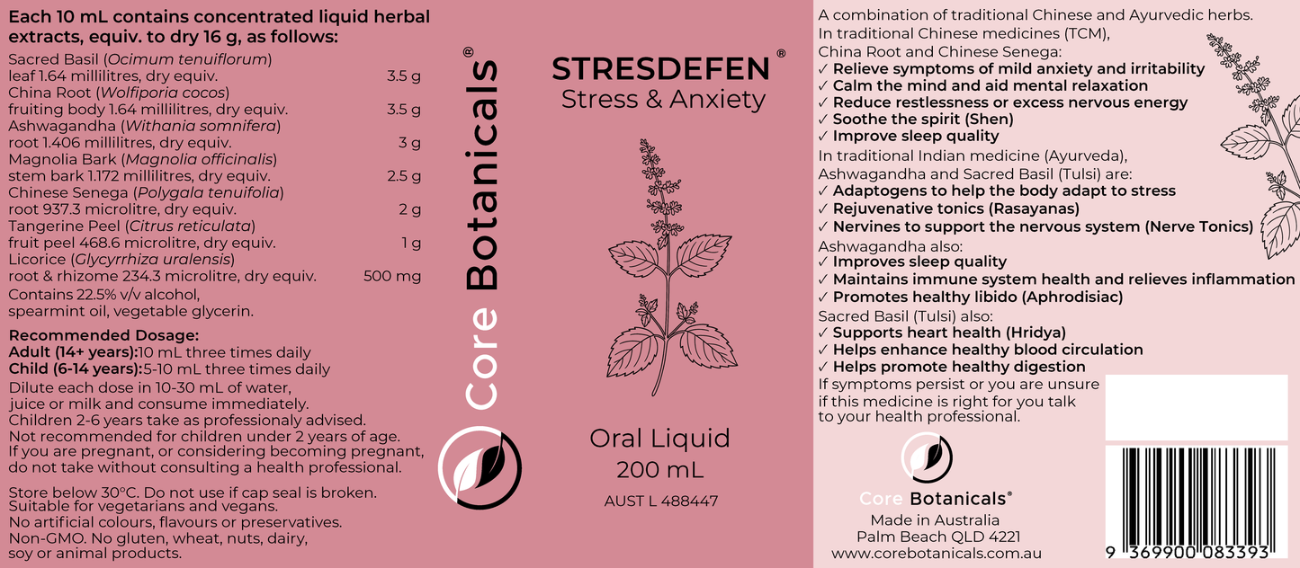 STRESDEFEN Stress & Anxiety 200mL