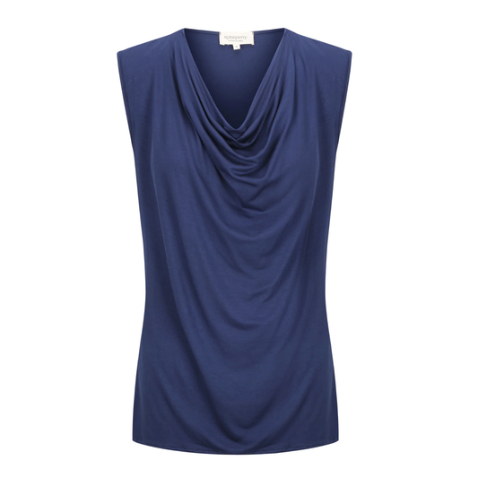 Capri Sleeveless Top & Noosa Skirt Set - Midnight Blue
