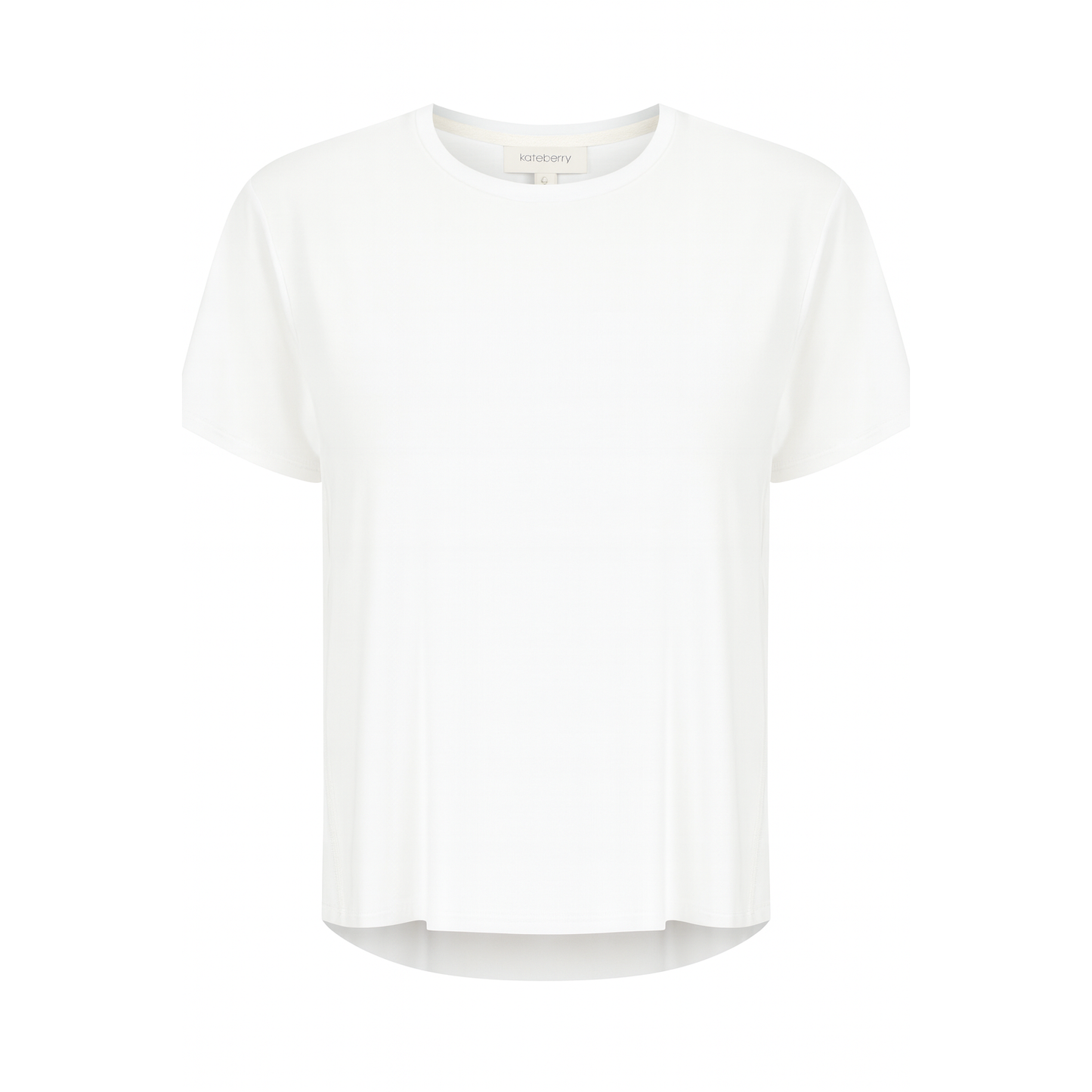 Premium Shelly Round Neck Tee - White