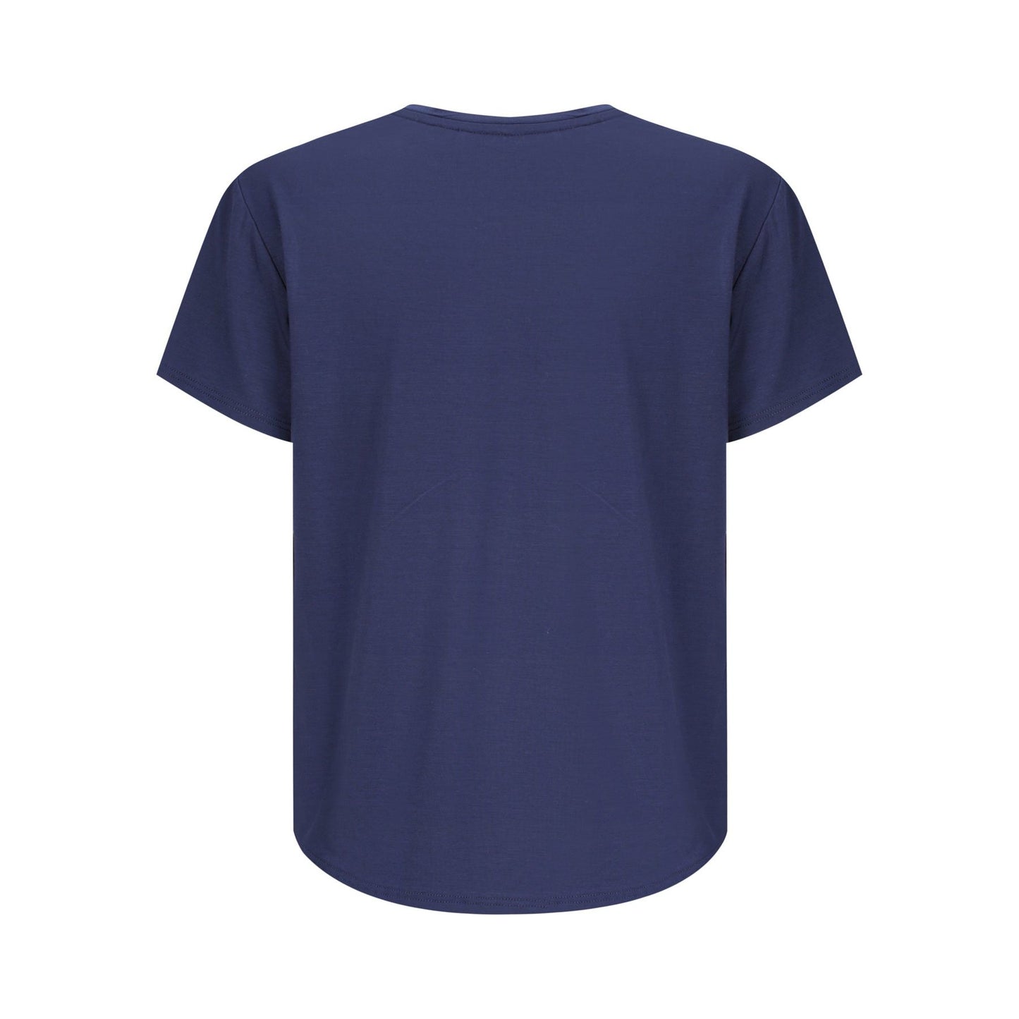 Premium Shelly Round Neck Tee - Midnight Blue
