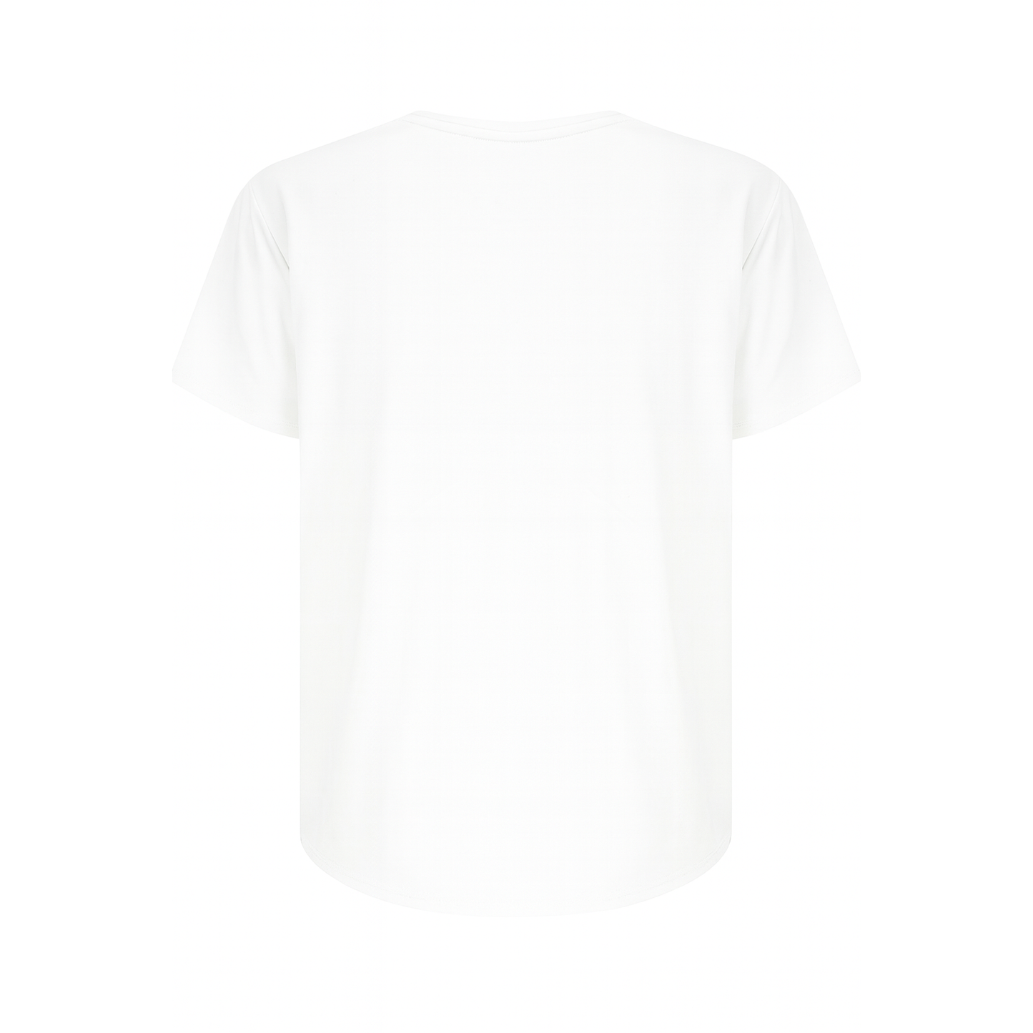 Premium Shelly Round Neck Tee - White