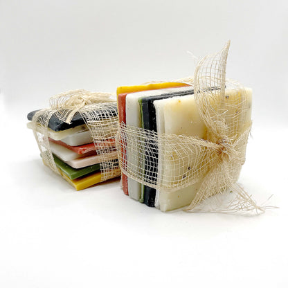 Our Mwerre - Soap Sliver - Samples celebrates a selection of soaps from our Clay & Ochre range and other handmade soap samples.