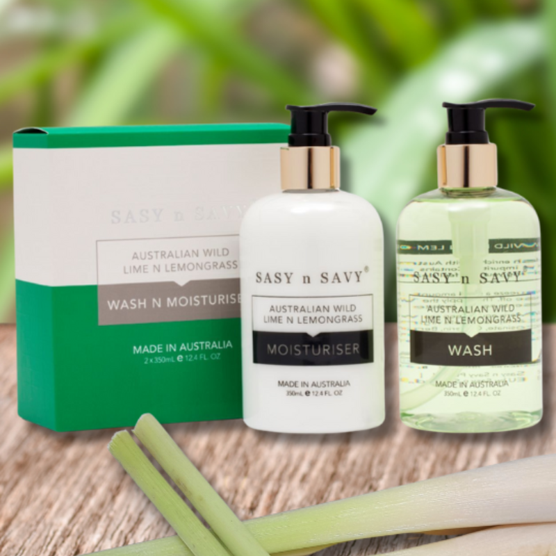 Lime n Lemongrass Wash n Moisturiser twin pack