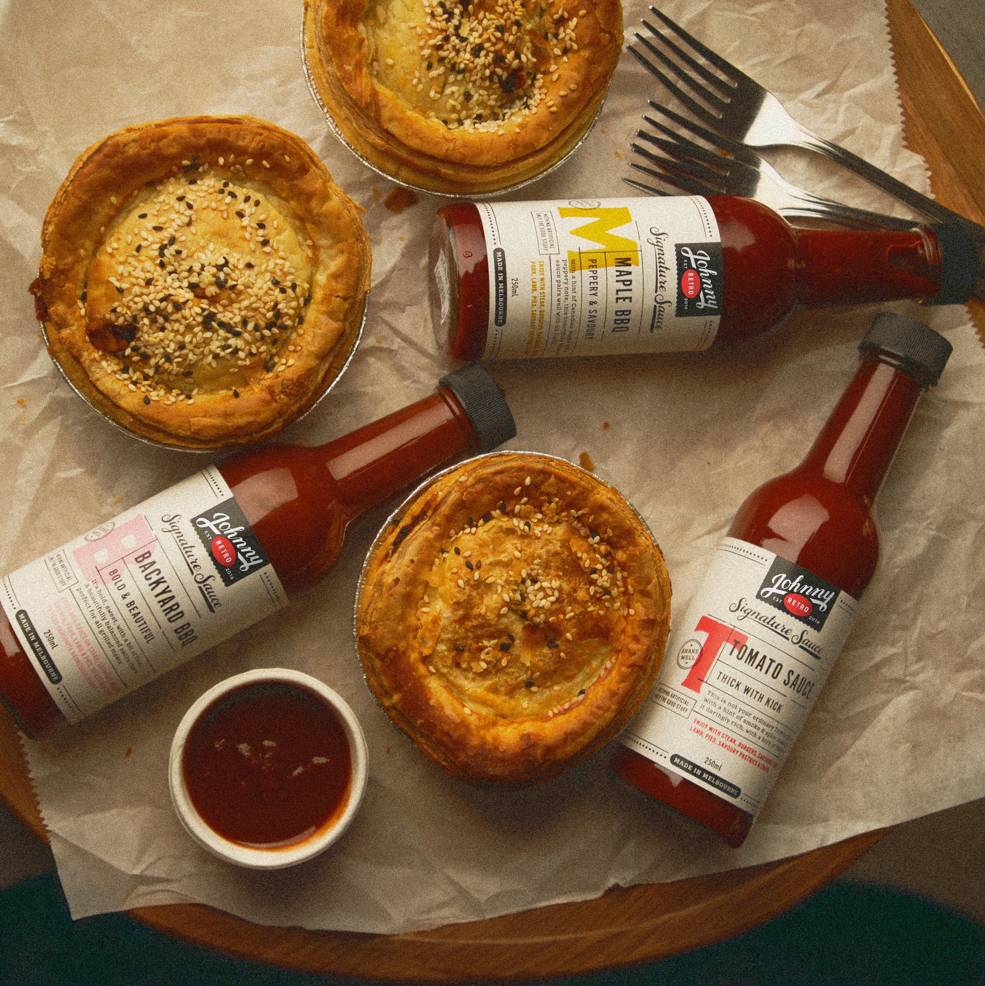 Signature BBQ Sauce Pack — Try All Three — Johnny Retro, made in Melbourne
