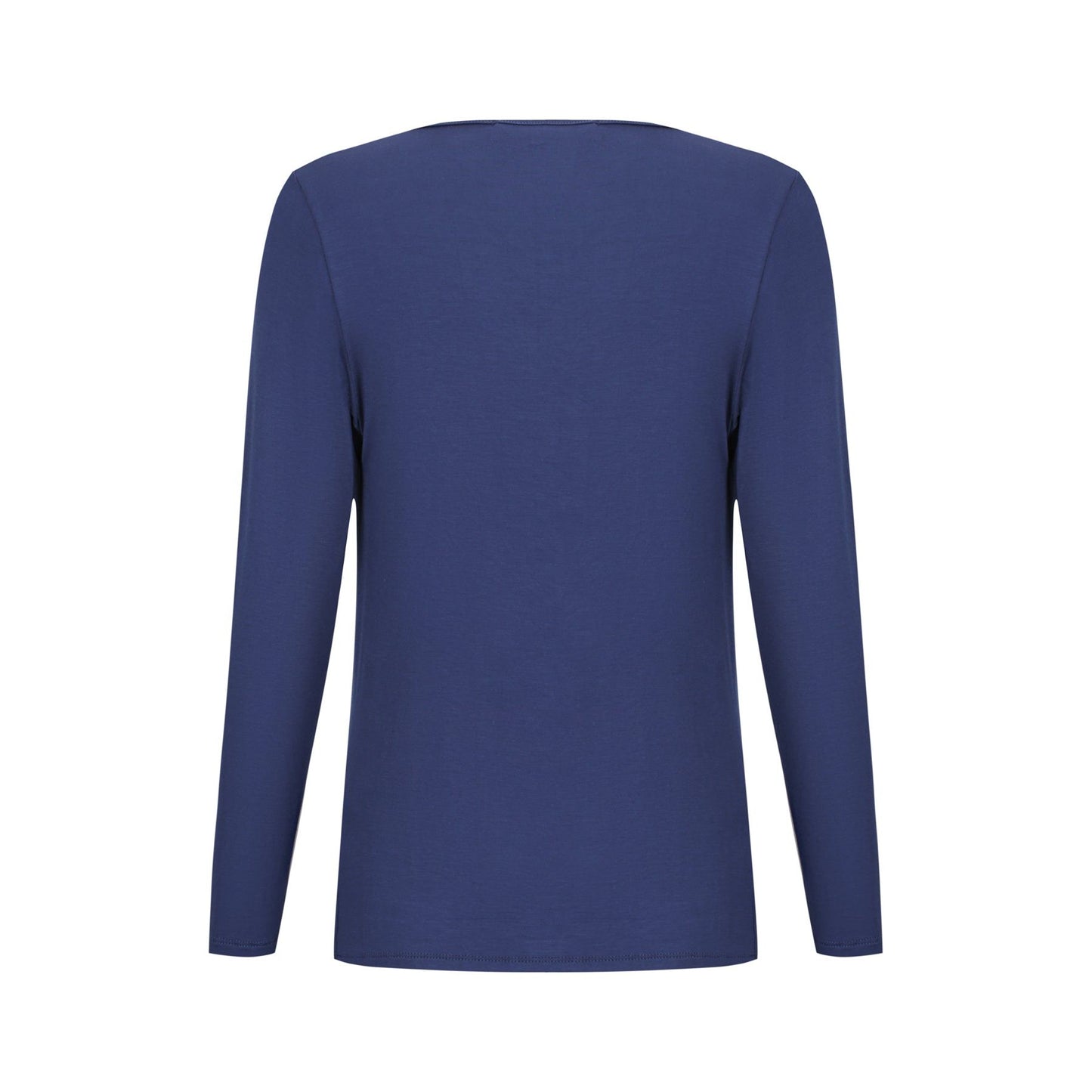 Tuscany Long Sleeve Cowl Neck Tops - Midnight Blue