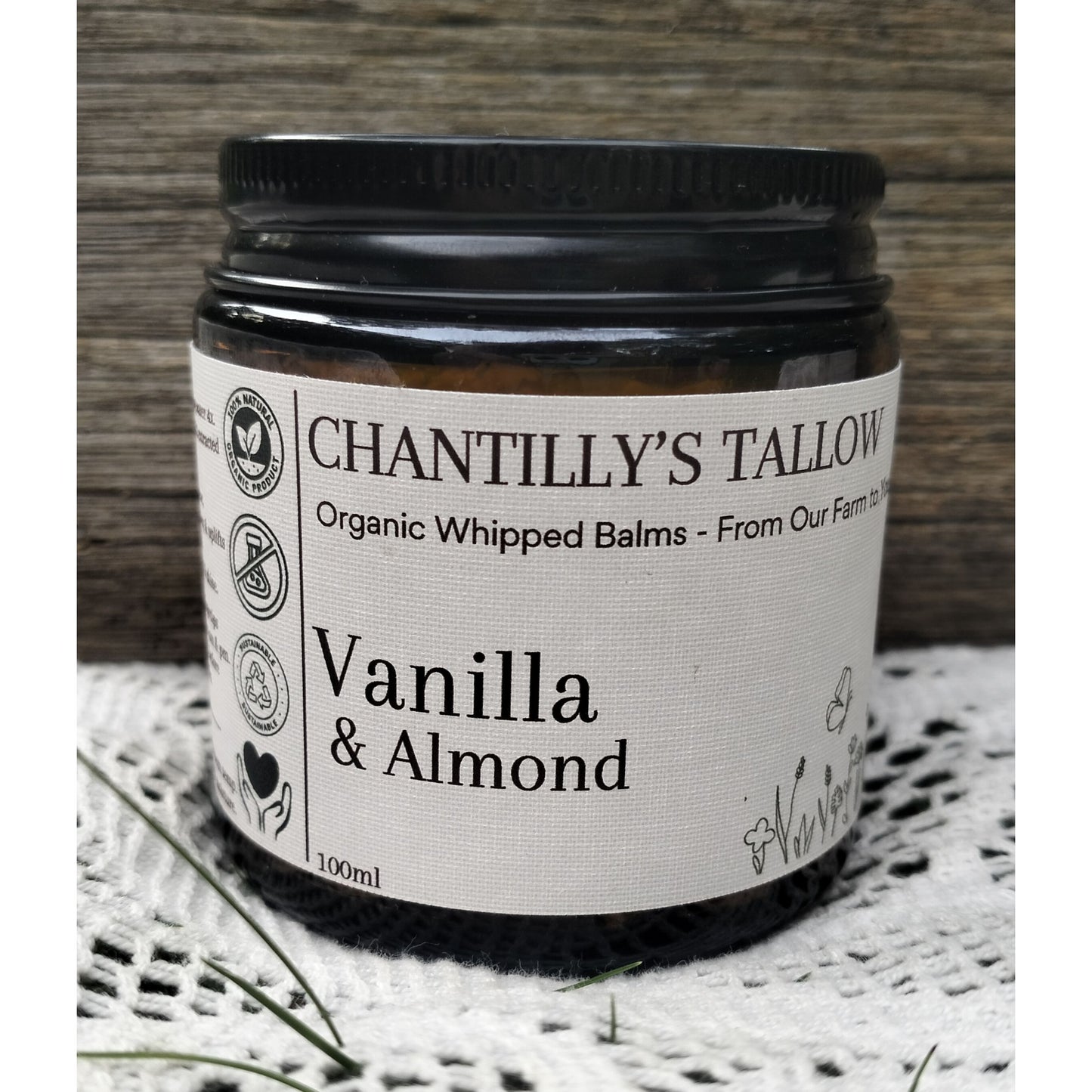 Vanilla & Almond Tallow Balm