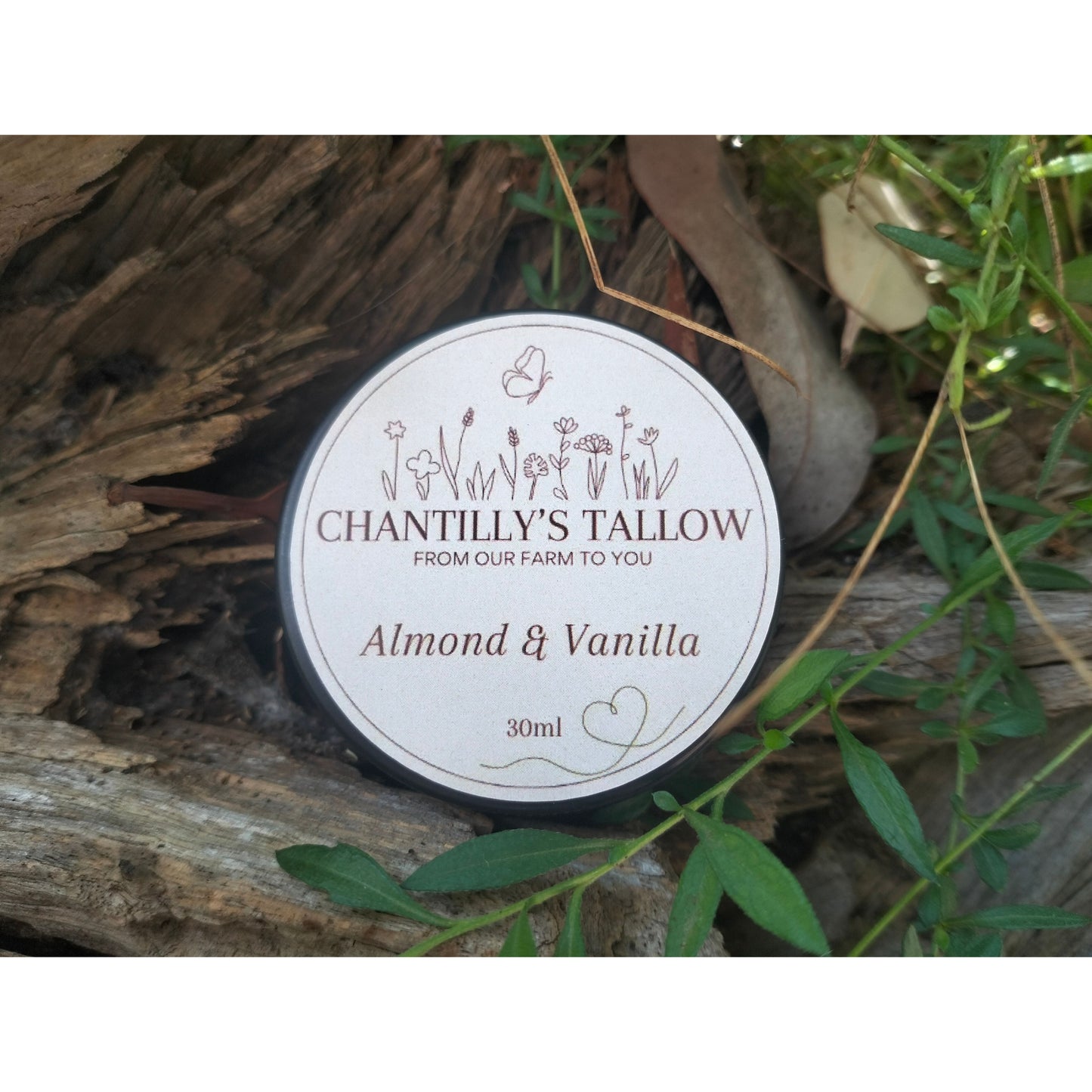 Vanilla & Almond Tallow Balm