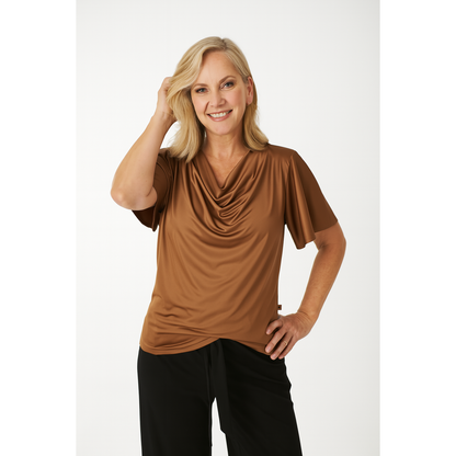 Verona Top & Adelaide Pant Set -  Bronze