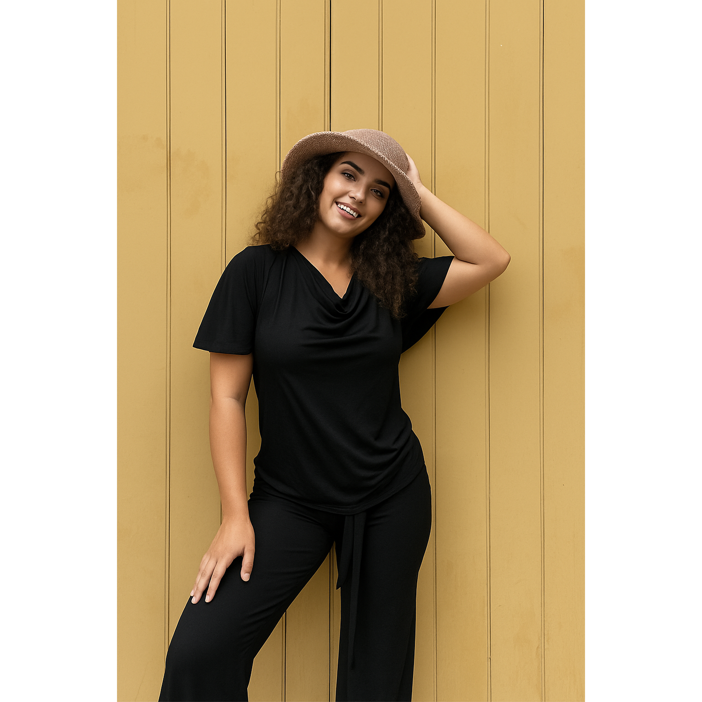 Verona Top & Adelaide Pant Set - Black