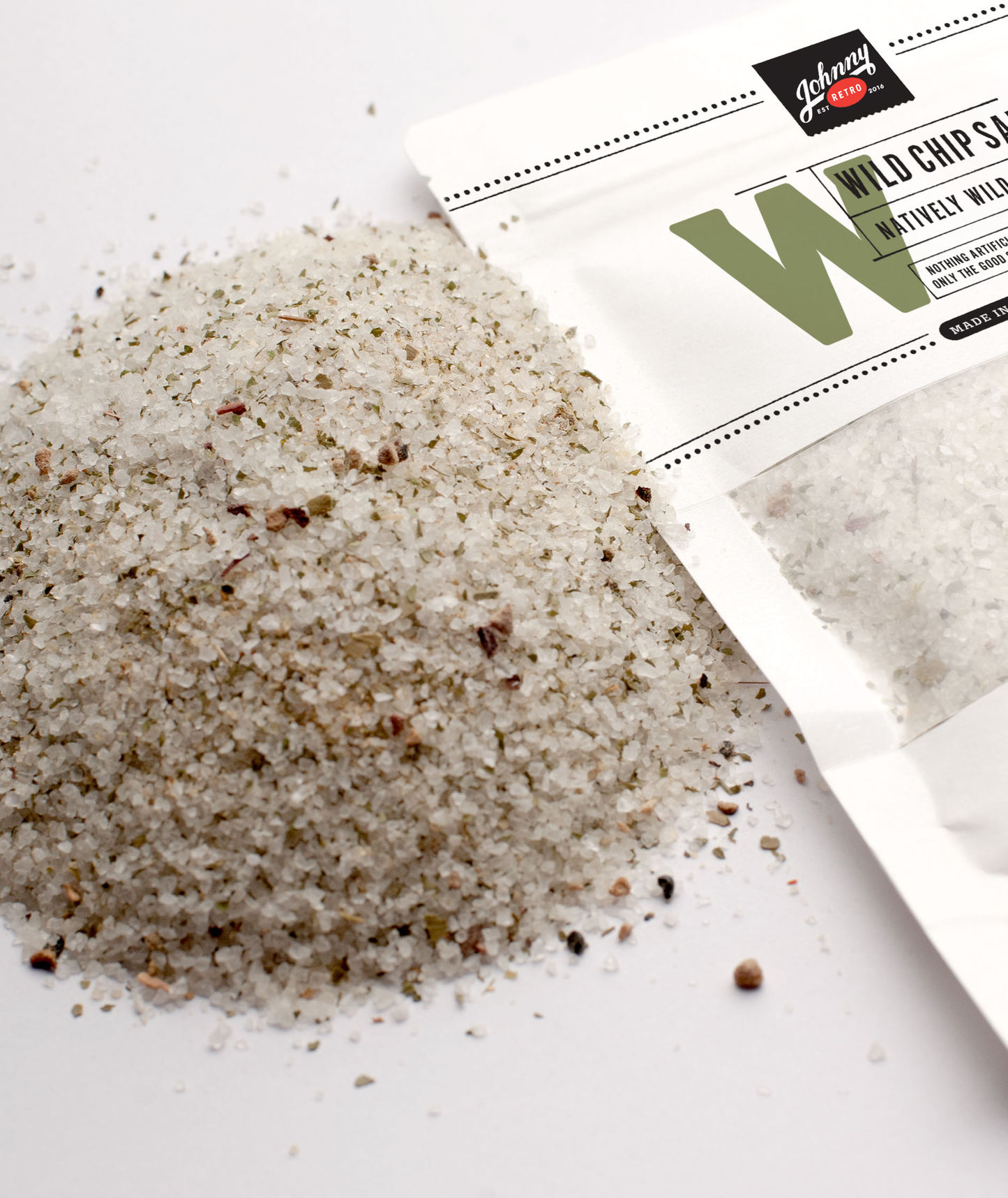 Wild Chip Salt - 220 grams — Johnny Retro, made in Melbourne