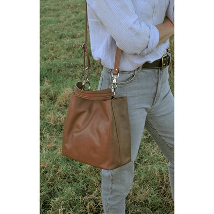 Bucket Handbag - Aussie Bush Leather
